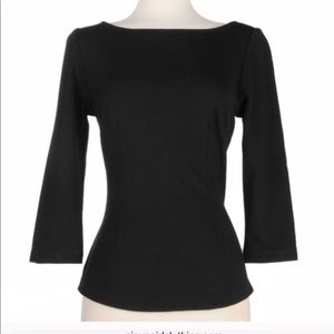 Final $ Black Sabrina Top Pinup Girl Clothing XL🖤